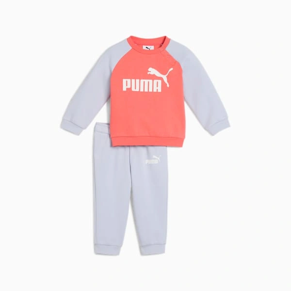 Conjunto Minicats Puma: ¡Raglan y pantalones esenciales para los más pequeños! ¡Comodidad y estilo garantizados!